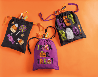 Halloween Candy Sequin Treat Bag - Boutique Bella Bellatreat bag