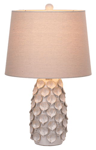 Hand Applied Shell Accent Lamp - Boutique Bella BellaLamp