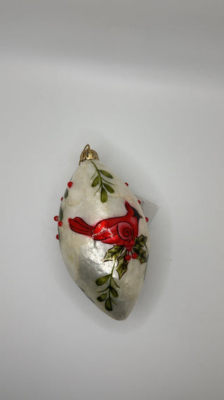 Hand Painted Shell Ornaments - Boutique Bella BellaChristmas Ornament