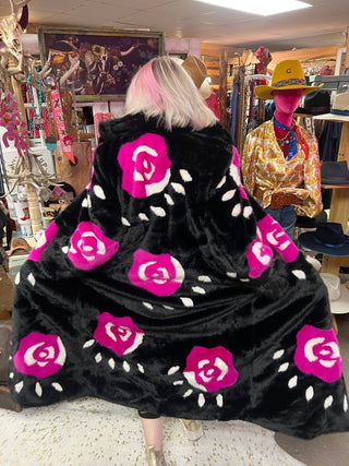 HandCrafted Bamboo Faux Fur Love Coat - Boutique Bella Bellacoat