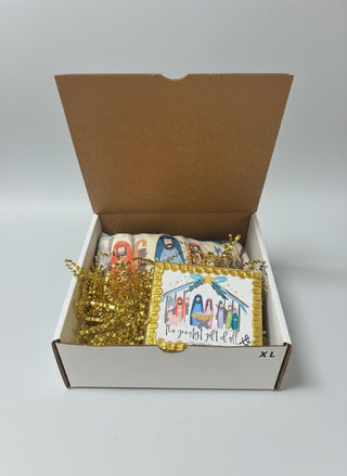 Handmade Greatest Gift Nativity Box Set - Boutique Bella BellaChristmas Gift Box