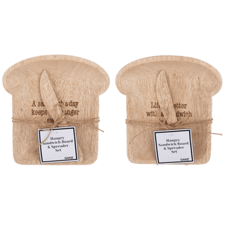Hangry Sandwich Board and Spreader Set - Boutique Bella BellaPlate