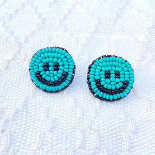 Happy face Stud Earrings - Boutique Bella BellaEARRINGS