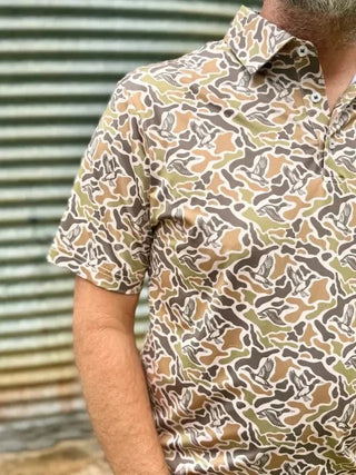 Duck Camo Performance Polo