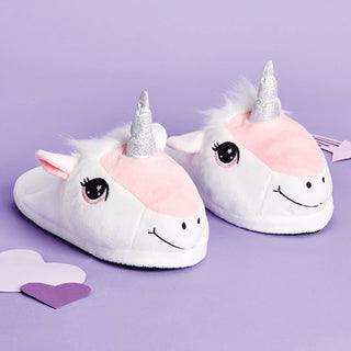 Happy Unicorn Soft Slippers-Childrens - Boutique Bella BellaChildrens Slippers