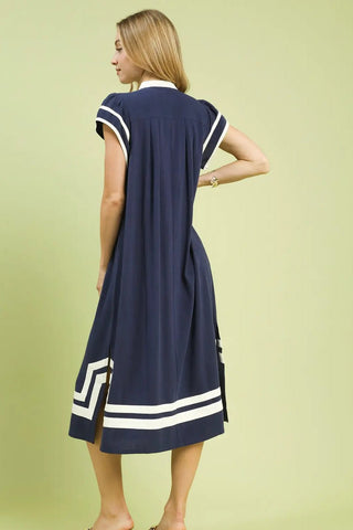 Harbor View Linen - Cotton Dress - Boutique Bella BellaDress