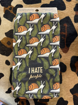 Hate People Kitchen Towel - Boutique Bella Bellakitchen towel