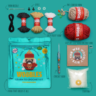 Hazel the Nutcracker Crochet Kit - Boutique Bella BellaCraft Kit