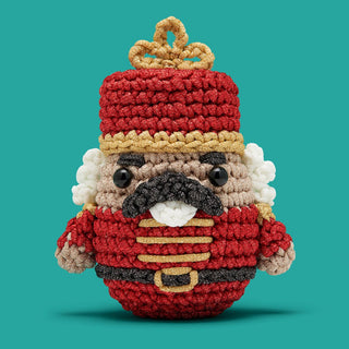 Hazel the Nutcracker Crochet Kit - Boutique Bella BellaCraft Kit