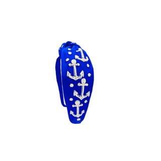 Headband Knot - Anchor - Boutique Bella BellaDistress