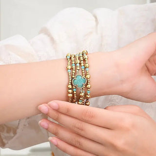 Healing Amazonite Delight Stretch Apple Watch Strap - Boutique Bella BellaApple Watch Band