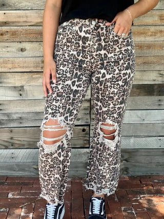 Hear Me Roar Distressed Jeans - Boutique Bella BellaJEANS