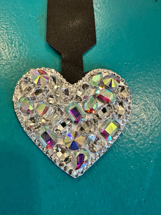 Heart Bling Luggage Tag - Boutique Bella Bellaluggage tag