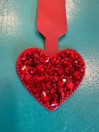 Heart Bling Luggage Tag - Boutique Bella Bellaluggage tag