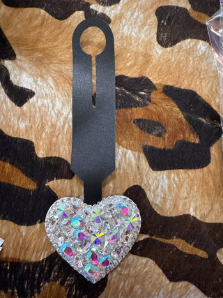 Heart Bling Luggage Tag - Boutique Bella Bellaluggage tag