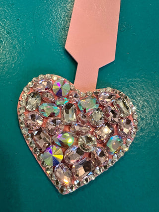 Heart Bling Luggage Tag - Boutique Bella Bellaluggage tag
