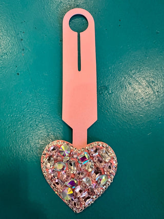 Heart Bling Luggage Tag - Boutique Bella Bellaluggage tag