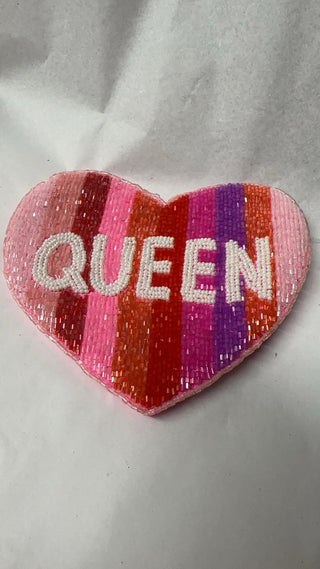 Heart "QUEEN" Coin Bag - Boutique Bella BellaCoin Bag