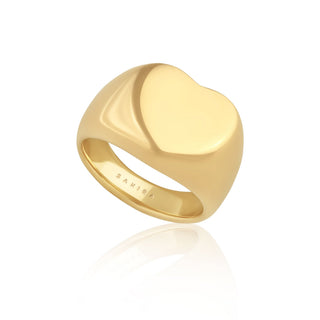 Heart Signet Ring - Boutique Bella BellaRing