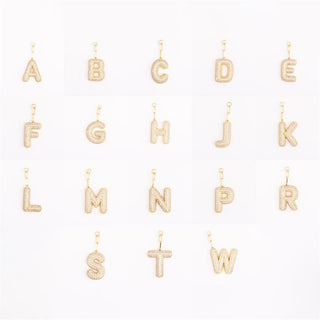 Heather Initial Bag Charm - Boutique Bella Bellacharm