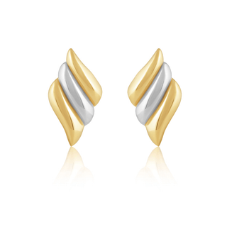 Heather Two Tone Statement Earring - Boutique Bella BellaEarring