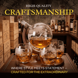 Helicopter Whiskey Decanter Gift Set Premium Barware Gift Elegant Drinkware Collection - Boutique Bella BellaDecanter Sets