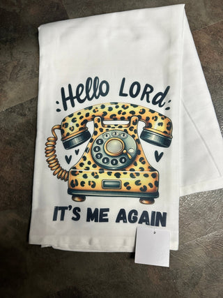 Hello Lord Tea Towel - Boutique Bella BellaTea towel