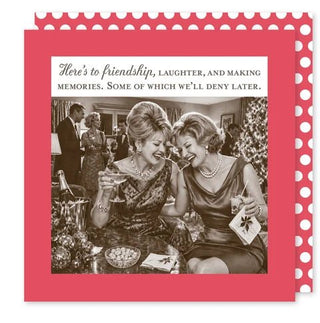 Here's To Friendship Holiday Napkin - Boutique Bella BellaNapkins