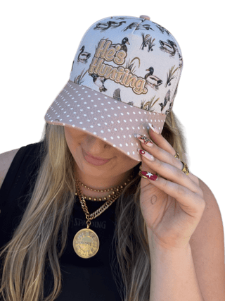 He's Hunting Caps - Boutique Bella BellaBaseball Style Hats