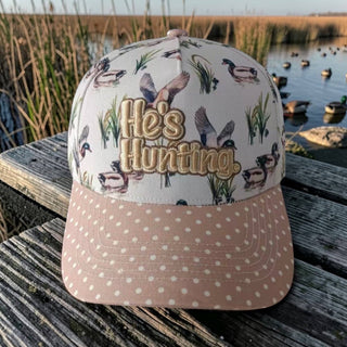 He's Hunting Caps - Boutique Bella BellaBaseball Style Hats