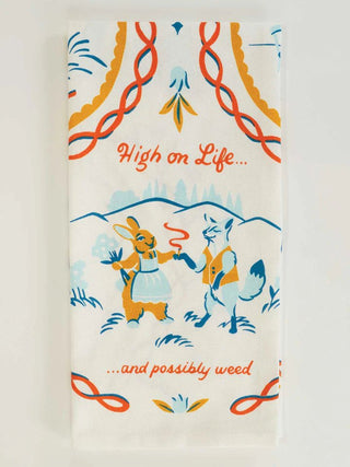 High On Life Dish Towel - Boutique Bella BellaKitchen Towel