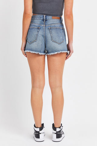 High Rise Mom 3in Seam - Boutique Bella BellaShorts