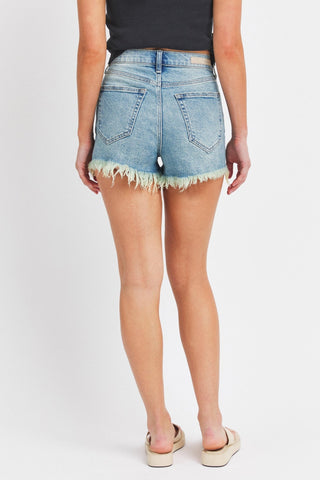 High Rise Mom Short Tint - Boutique Bella BellaShorts