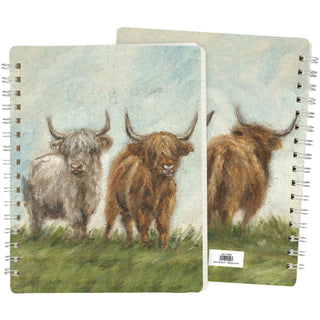 Highland Cows Spiral Notebook - Boutique Bella BellaNotebook