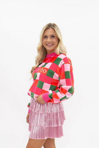 Ho Ho Ho-liday Cheer Sweatshirt - Boutique Bella BellaChristmas Apparel
