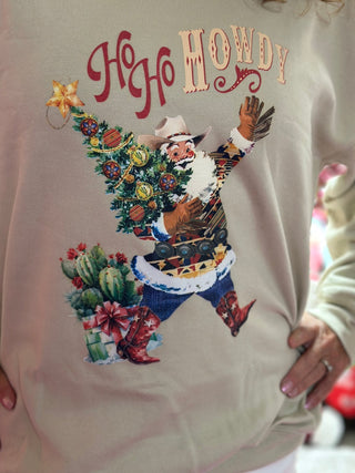 Ho Ho Howdy Sweatshirt - Boutique Bella BellaSweatshirt