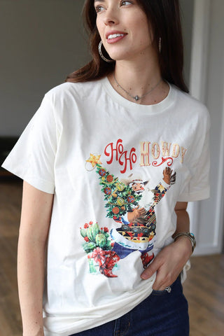 Ho Ho Howdy Tee - Boutique Bella BellaChristmas T-shirt