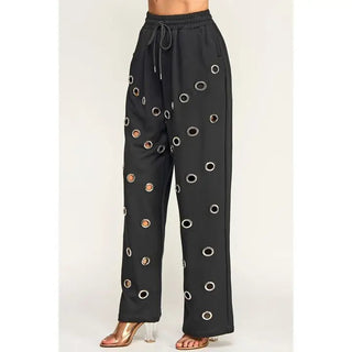 Hole Lotta Style Pants - Black - Boutique Bella BellaPants