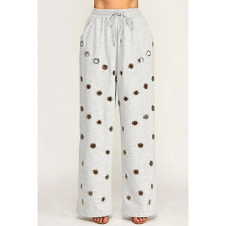 Hole Lotta Style Pants - Grey - Boutique Bella BellaPants