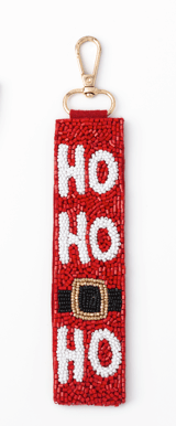 Holiday Beaded Key Ring - Boutique Bella BellaKeychain