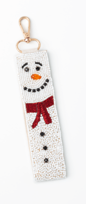 Holiday Beaded Key Ring - Boutique Bella BellaKeychain