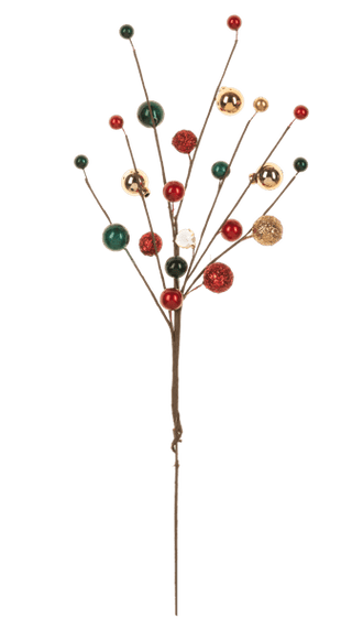 Holiday Jewel Ball Spray Pick - Boutique Bella Bellapick