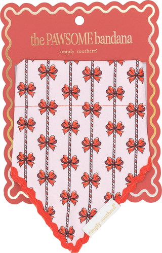Holiday Pretty in Pink Pet Bandana - Boutique Bella BellaPet Apparel