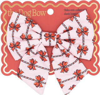 Holiday Pretty in Pink Pet Bow - Boutique Bella BellaPet Apparel