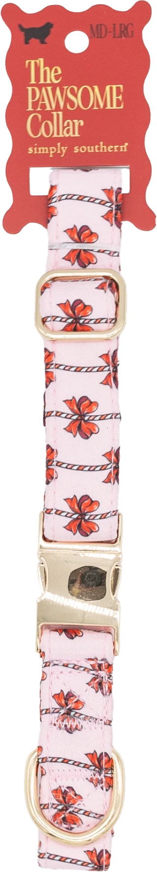 Holiday Pretty in Pink Pet Collar - Boutique Bella BellaPet Apparel