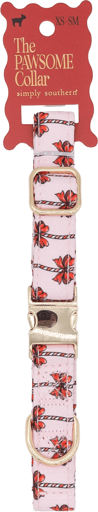 Holiday Pretty in Pink Pet Collar - Boutique Bella BellaPet Apparel