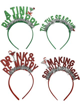 Holiday Toast Headbands - Boutique Bella BellaChristmas Headband