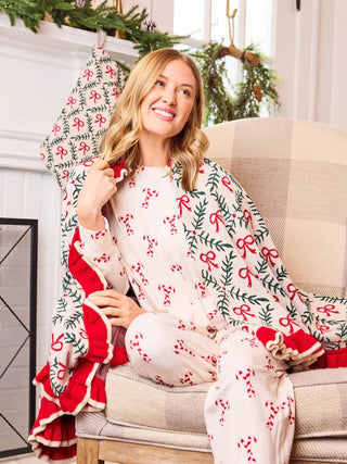 Holiday Trellis Blanket - Boutique Bella Bellablanket