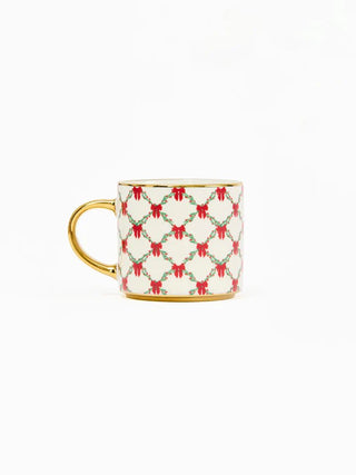 Holiday Trellis Ceramic Mug - Boutique Bella Bellamug