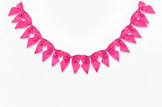 Holiday Velvet Bow Banner - Boutique Bella BellaGarland